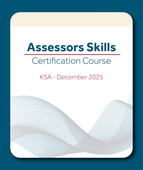 Assessors Skills Certification Course - December 2025